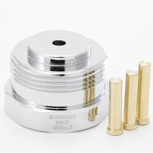 BLUMKRAFT Metalladapter für Heizkörper Bianchi, BRV, Conec, Valvex M30 x1.5 (Prototype) auf M30 x 1.5 für Thermostat/Thermostatkopf M30x1.5 männlich