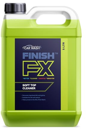 Finish FX Soft Top Cleaner for Cars, Professional Convertible Roof Cleaner (5 Litre)