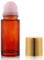 RAMFIYN 1.7oz Large Amber Glass Roll on Bottles for Essential Oils Perfume Refillable Roller Ball Applicator Empty Deodorant Containers with Crystal Rollerball, Pink