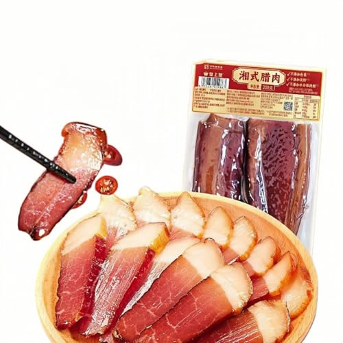 AOIRCE Chinese Air-Dried Cured Pork Belly for Stir-Fries & Hot Pot, 200g