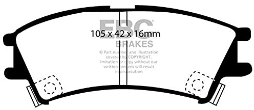 EBC Brakes DP1203 Blackstuff Bremsbeläge