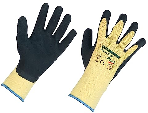 Kerbl 297312 PowerGrab Plus Polyester/Baumwolle Handschuh Größe 8, Latex