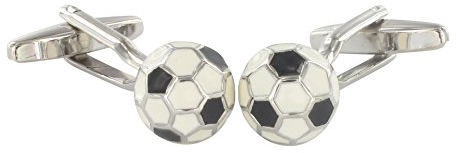 TEROON Manschettenknöpfe Fußball