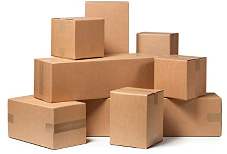 20 Stück Karton Verpackung Versandverpackung 35 x 25 x 10 cm Karton Havanna