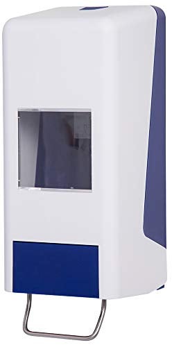 Softflaschenspender für 1000 ml oder 2000 ml Kartuschen, Farbe:Blau-weiß