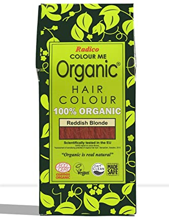 Radico Colour Me Organic Pflanzenhaarfarbe Rot-Blond (reddish blonde) (bio, vegan, Naturkosmetik) ReddishBl