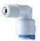 Realgoal Check Valve 1/4 Push Fit Tube x1/4 Male Thread Elbow Quick Connector Fittings for RO Water Reverse Osmosis Pure Filter System(Pack of 3)