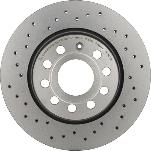 Brembo Bremsscheiben 09.9167.1X | Kompatibel mit: AUDI A3, A3 Cabriolet, A3 Sportback, SEAT ALTEA, ALTEA XL, LEON, TOLEDO III, SKODA OCTAVIA II