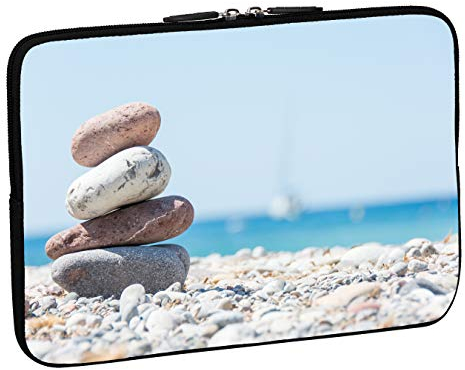PEDEA GmbH 64060570 - Funda para Tablet de de 10.1 con diseño Stacked Stones