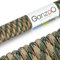 Ganzoo Paracord 550 Seil, Nylon-Polyester, 4mm, Typ 3, 30 Meter, 7 Kernstränge, Outdoor-Schnur, Allzweck-Seil, Hundehalsband, Hundeleine, Armband knüpfen, Camping, Survival - Camouflage