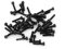 M3 Kit de Assortiment Vis Boulon Tête Cylindrique Six Pans Creux en Acier Allié M3 x 4-50mm(M3*16mm, Entièrement filetée-50pcs)