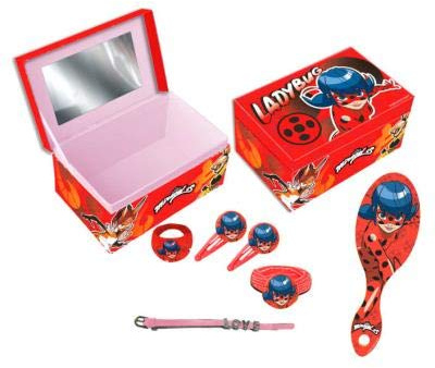 Prodigiosa Ladybug Schmuckkästchen + Haar-Accessoires
