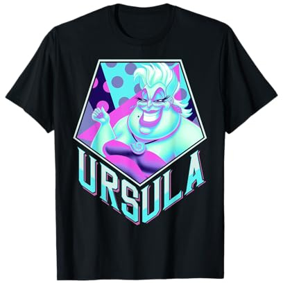 Disney Little Mermaid Ursula Pop Art Portrait T-Shirt