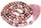 Fukugems Tibetische Mala 108 Perlen Halskette für Damen Herren Mala Stein Armband Buddhistische Meditation Halskette, 38 inch, Edelstein, Quarz