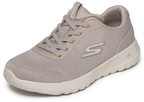 Skechers Women's Go Walk Joy Trainers | Air-Cooled Goga Mat Insole, 5GEN Cushioned Midsole, Machine Washable, Vegan, Elastic Bungee Laces