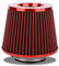 OUKENS Filtro dell'aria, kit di filtri dell'aria a fungo con testa a fungo universale ad alto flusso da 63 mm per auto(Rosso)