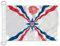 AZ FLAG - Drapeau Assyrie - 45x30 cm - Pavillon Nautique Assyrien Spécial Bateau Et Extérieur En Maille Bloquée Avec Anneaux Plastiques Intégrés - 30g