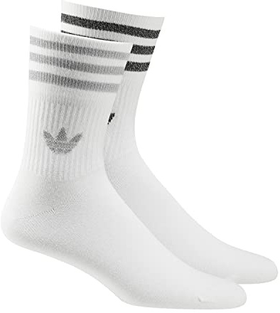 Adidas HC9561 MID Cut GLT SCK Socks Women's White/Grey Two/Black L