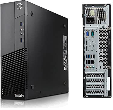 Lenovo PC Fisso Thinkcentre M83 SFF Windows 11 Pro | Core i5 fino a 3.80GHz SSD | interfaccia Seriale RS232 COM Computer Desktop Aziendale Ufficio SmartWorking (Ricondizionato) (16GB RAM SSD 480GB)