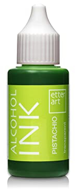 Etter Art hochwertige RESIN Farbe für Kunstharze I Färben Sie Ihr Epoxidharz mit unseren Inks I Hohe Pigmentierung & keinen Braunstich mit unseren Farben I Pistachio