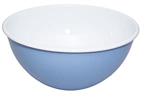 Riess, 0464-128, Obst- und Salatschüssel Ø 22cm, NATURE BLUE MEDIUM, Vol. (rec.): 2,0 Liter, Made in Österreich, LBH: 23,4x23,4x10,3cm, 0,594kg, Ungiftig, Dauerhaft, Farbecht, Kratzfest