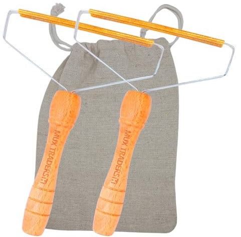 Mux TradersLint & Remover - Portable Scraper Tool for Lint Removal from Clothes, Hair, and Carpet