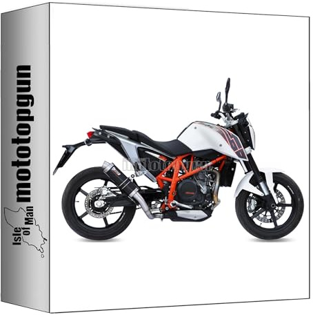 mivv auspuff zugelassen-oem gp stahl schwarz kompatibel mit ktm 690 duke 2012 2013 2014 2015 2016 2017 2018 mototopgun