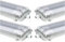LumenTEC G13 LED Feuchtraumleuchte IP65, 2x T8, 36W 3600LM 120cm, Wannenleuchte, Leuchtstofflampe, Warmweiß 3000K, 4x WW