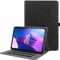 HGWALP Custodia universale per tablet da 9,9.7,10.1,10.2,10.5,10.9,11pollici,Multi-Viewing Angles Stand Cover con Cinturino per 9-11 pollici Tablet,con Fissaggio Regolabile Silicone Band-BK