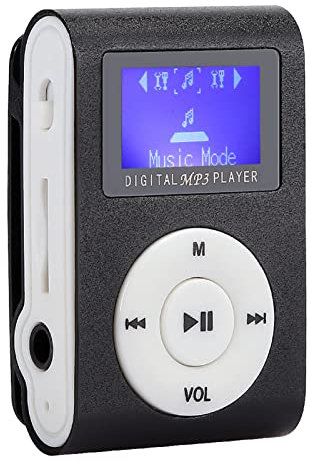 Display Digitale LCD da 1,8 Pollici Mini Lettore Musicale Lettore MP3 Spina da 3,5 Mm USB 2.0 per la Musica