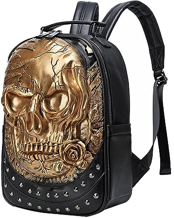 VALICLUD 1stk Schultertasche Mit Nieten Schultertasche Mit Reißverschluss Crossbody-umhängetaschen Besetzt Moderucksack Niet Rucksack Mode Rucksack Emo-rucksack Mann Schmücken Uni