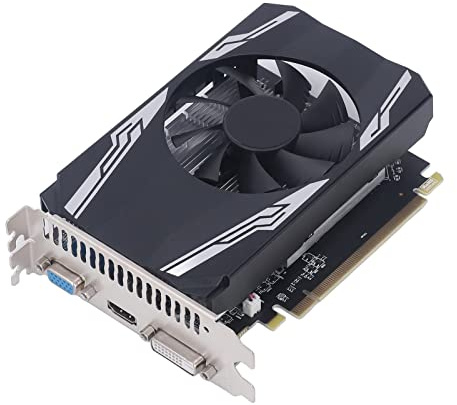Goshyda R7240 4 GB DDR3 128-Bit-Gaming-Grafikkarte, HDMI, DVI, VGA, PC-Grafikkarte, Computer-GPU, PCI Express 2.0, 2560 X 1600, Unterstützung für DirectX 11 (R7240 4GB DDR3 128BIT)