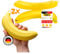 TYA I Bananenbox Bananengehäuse 2er Set – Gelb spülmaschinenfest - 100% BPA-freier Bananengehäuse Bananenschutz für unterwegs Bananenbehalter Aufbewahrungsbox für BPA-Frei Bananen Dose Brotdose