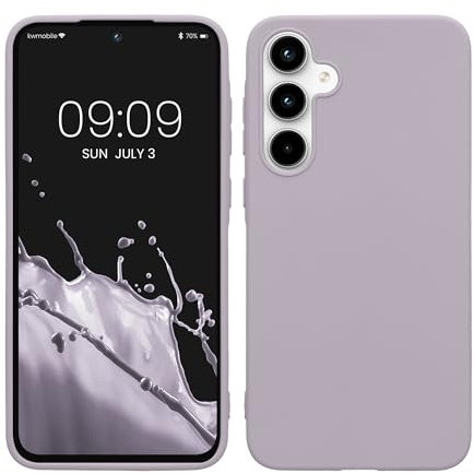 kwmobile Custodia Compatibile con Samsung Galaxy A35 Cover - Back Case per Smartphone in Silicone TPU - Protezione Gommata - lavanda