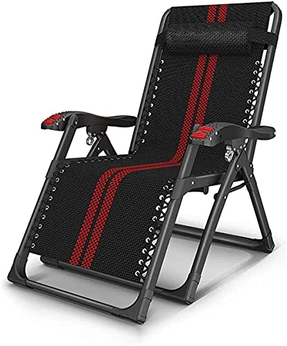 YMURAL Leichter Zero-Gravity-Stuhl, verstellbare Sonnenliege, Relax-Deck-Liegebett für Strand, Terrasse, Garten, Camping, mit ergonomischem Griff