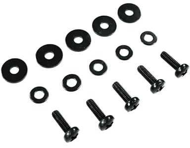 Fugedox 5 tornillos de montaje en pared M4 x 12 mm para soportes VESA 75 x 75 y VESA 100 x 100