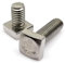 2 pz M6/M8 Lunghezza = 8-80mm GB35 304 A2-70 Piatto In Acciaio Inox Quadrato Quadrato Quadrato Tipo di Testa Vite di Macchina Bullone(60mm,2pcs M8)