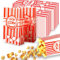 200 Stück Popcorntüten Klein, Popcorn Tüten, Popcorntüten, Popcorn Box, Popcorntüten Popcorntüten Popcorn Tüten Klein Popcorn Becher Popcorn Boxen Rot & Weiß Gestreiften Popcorn Tüten