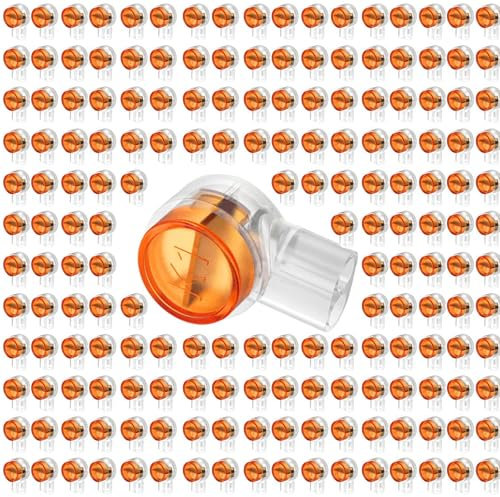 Bamyli 200 Pcs K1 Gel Crimps Telephone Cable Connectors,2 Way Gel Filled Connector Crimps,Cable Connector Waterproof Electrical Wire Connectors Crimps Gel