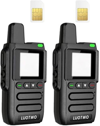 LUOTWO N3300 Global 4G PoC Walkie Talkie Radio Two Way Radio Gamma illimitata PTT Radio 4G LTE Nazionale Intercom ricaricabile palmare per adulti Intercom a lungo raggio 5000 km con GPS