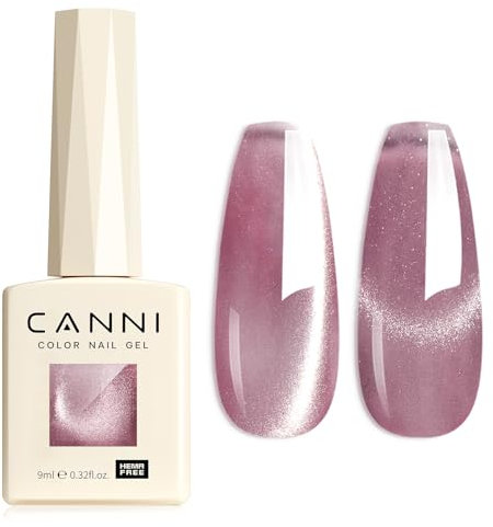 CANNI UV Gel Nagellack Cat Eyes Glitzer Nagellack Gel Nail Polish Farbgel für Gelnägel UV Lack Soak Off gellack für UV Lampe 8005