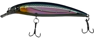 focutex Kunstköder Hardbait Wobbler - 11cm 14g, Angelköder Set für Forelle, Zander, Barsch, Hecht, Fischen, Raubfisch, Hochwertiger Kunstköder für Angeln, Köder für Süßwasser (1, Blau-Weiß)