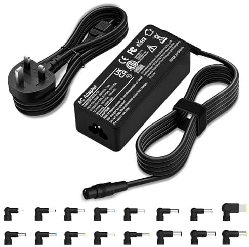 90W Universal Laptop Charger AC Power Adapter for HP, Dell, Asus, Sam sung, Acer, Le novo, Sony, Toshiba, Fujitsu, IBM, Gateway, Notebook Power Cord Supply with 16 Tips