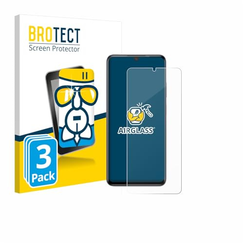 BROTECT 3 Stück Schutzglas für ZTE Blade V70 Max Schutzfolie Panzer Folie Glas[Extrem Kratzfest 9H, Anti-Fingerprint, Ultra-Transparent]