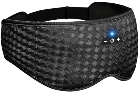 Casque de sommeil - Casque de musique sans fil, bandeau en tissu doux, confort d'isolation du bruit, batterie rechargeable | voyage, maison, intérieur, famille, amis, hommes, femmes, sommeil,