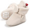Stivali Invernali per Neonato Unisex Fondo Morbido Antiscivolo Stivali da Neve Bambino Cotone Piatto Pelliccia Calzino Bootie Regolabile (6-12 mesi, Cachi)