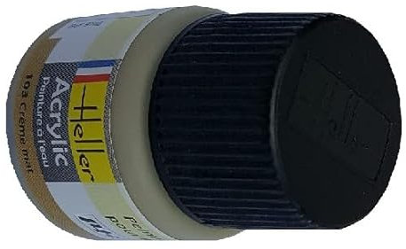 Peinture pour maquette heller n 103 creme mat