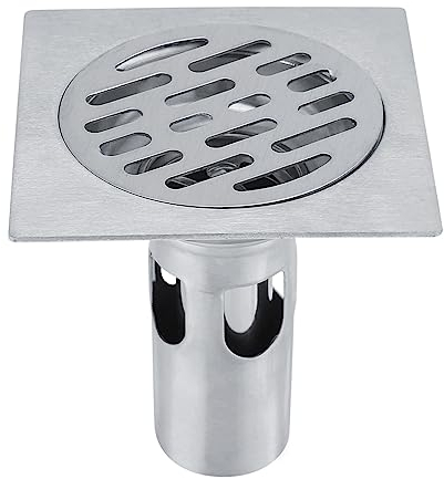 Acero Inoxidable Espesado Anti-Olor Cuadrado de Ducha Anti-Olor Desagüe del Piso Rejilla de residuos Baño Cocina
