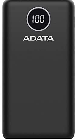 ADATA P20000QCD Powerbank - Li-Pol - USB, USB-C - 18 Watt