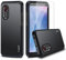 J&D Kompatibel für Samsung Galaxy Xcover 5 Hülle, Heavy Duty Hybrid Robustes Stoßfest Schutzhülle mit 2 Stücke Glas-Displayschutzfolie für Galaxy Xcover 5, Schwarz